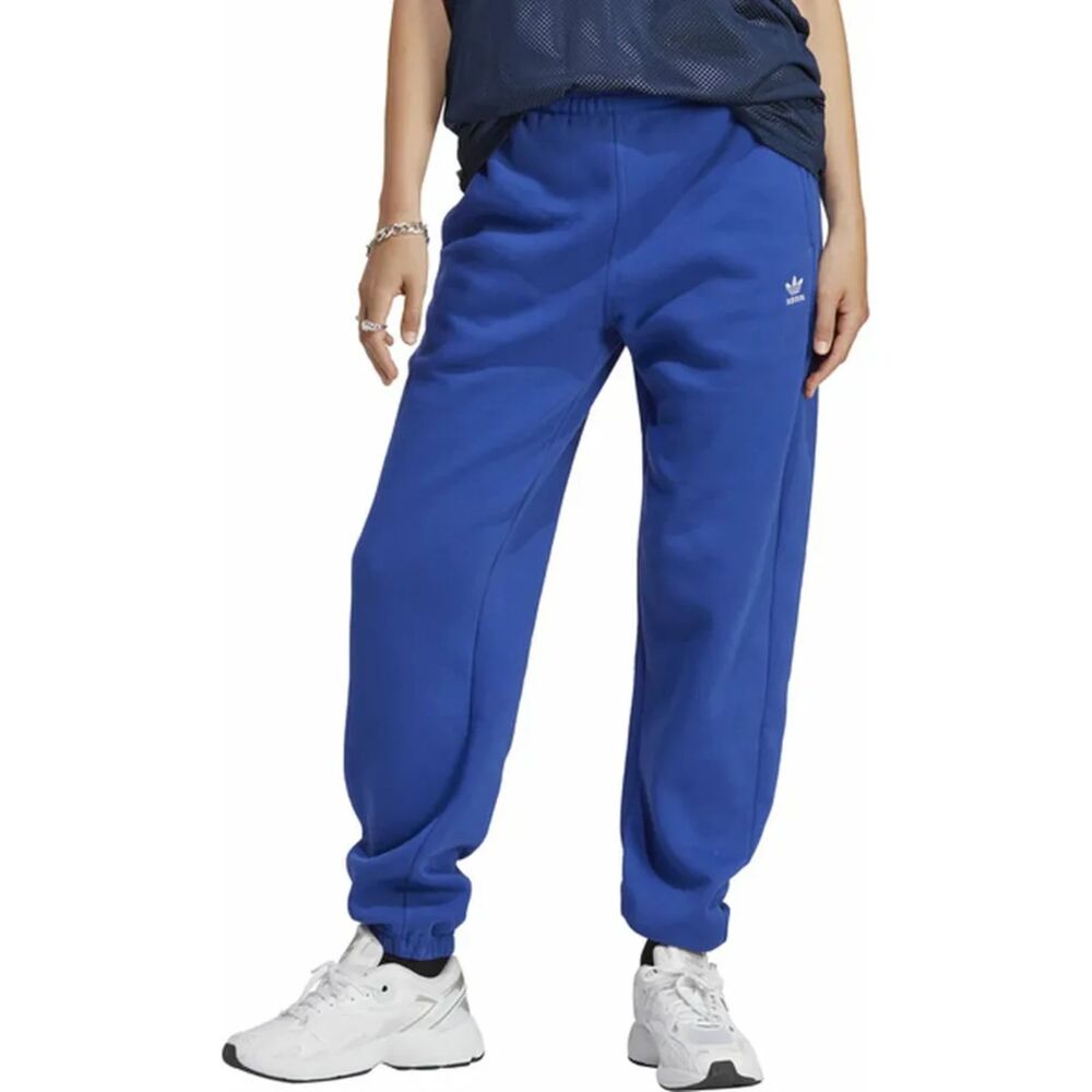 ADIDAS Women’s Originals Trefoil Essentials Duke Blue Joggers Activewear Sz S